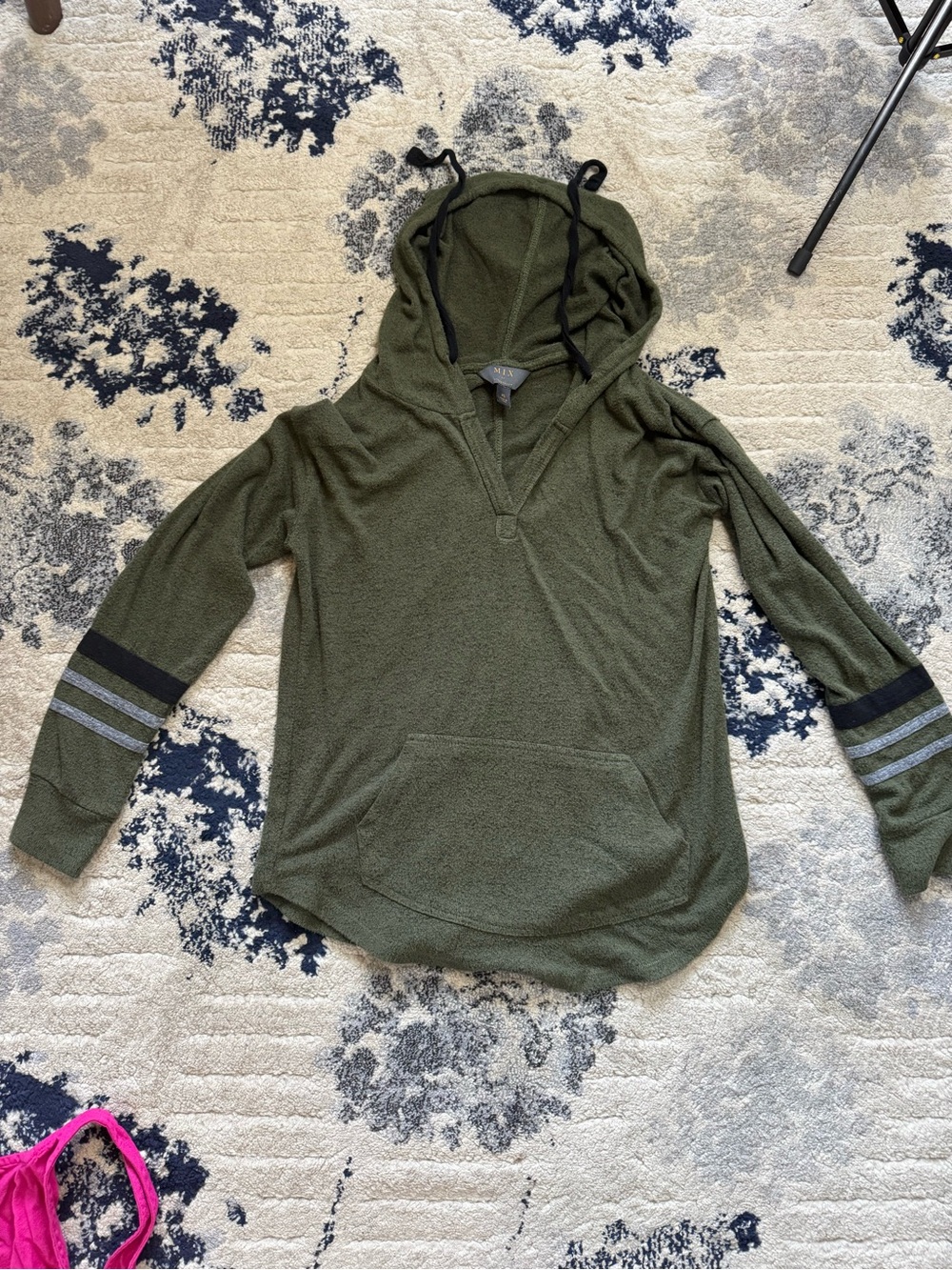 Cozy Olive Hoodie Pullover for Women